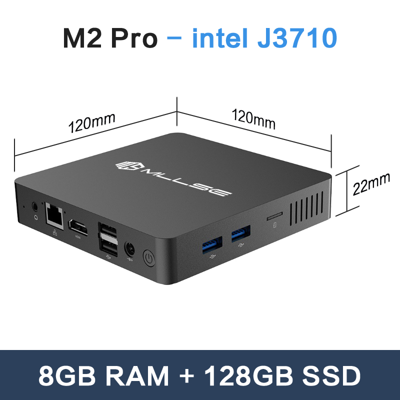 MLLSE ミニPC M2 Air Intel Gemini Lake N4000 Intel J3710 6GB RAM