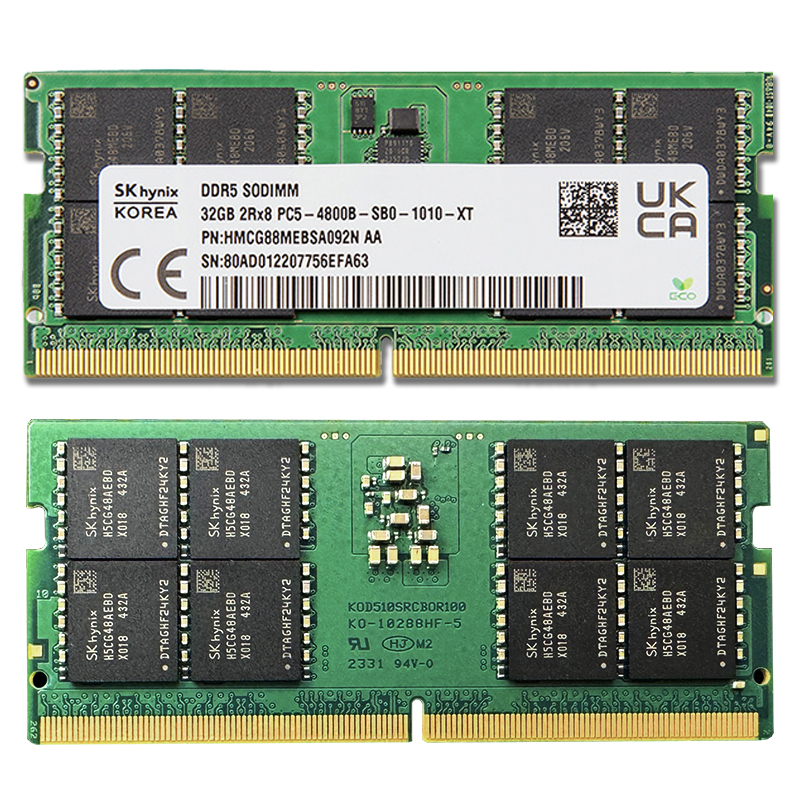 SK hynix RAM DDR5 8GB 16GB 32GB 4800MHz 5600MHz Laptopk Memory