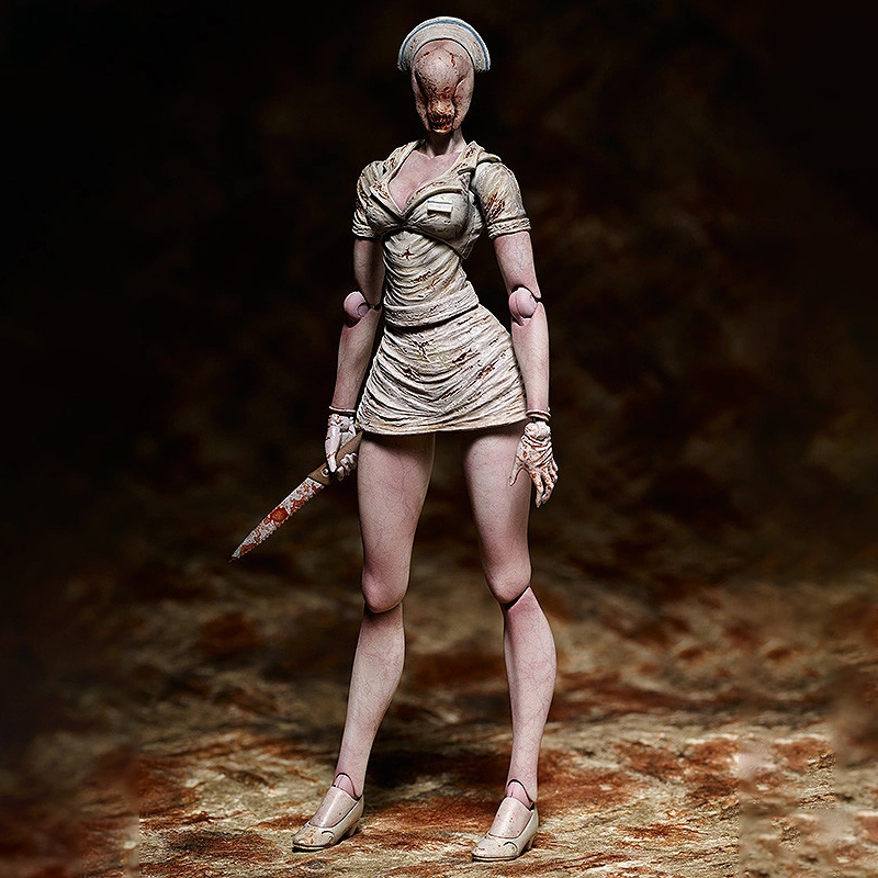 フィグマ-バブルヘッド看護アクションフィギュア,限定版,PVCモバイル