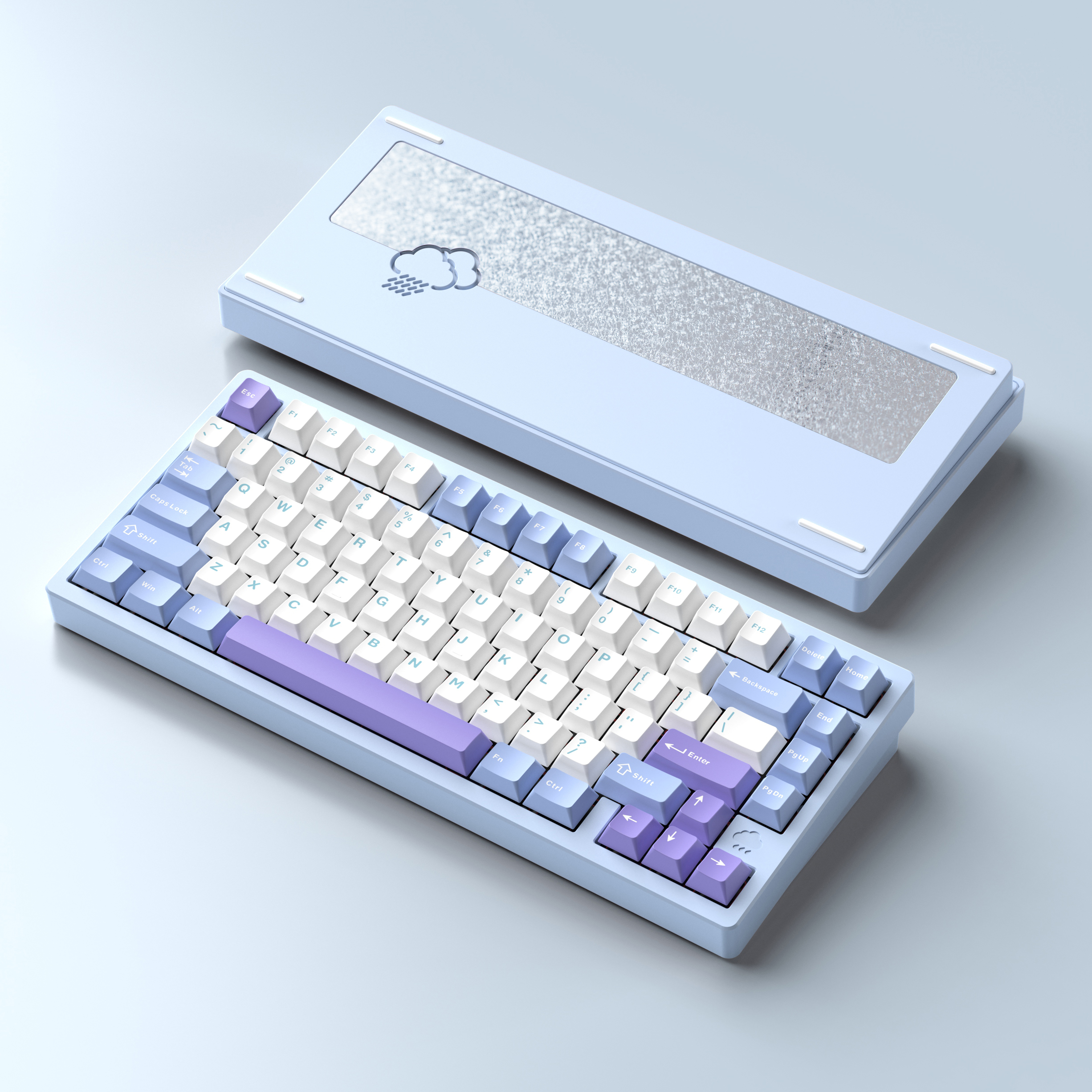 WOBKEY WOB Rainy75 メカニカルキーボード 75% RGB ホットスワップ対応
