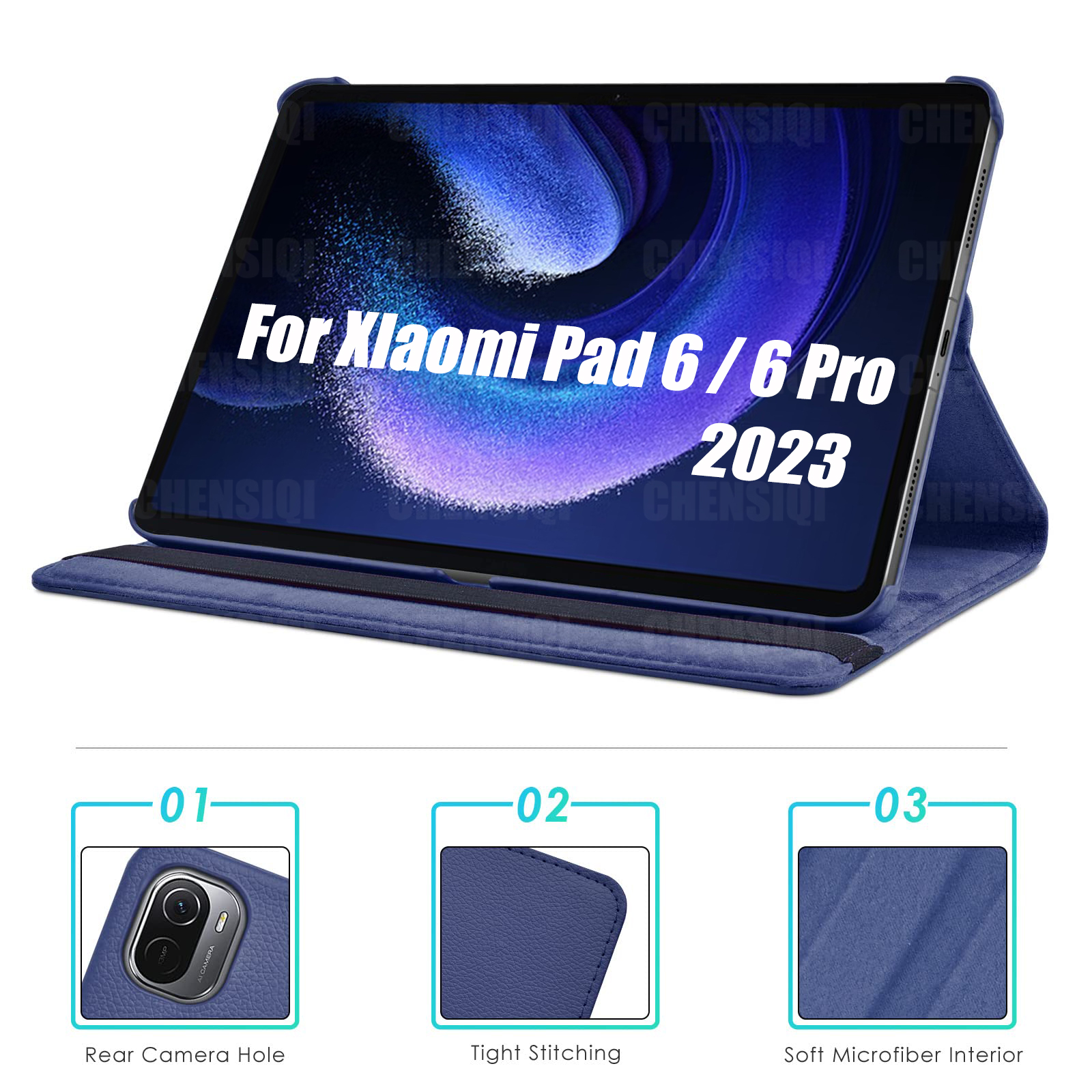 Case for Xiaomi Pad 6 / 6 Pro 11 inch Tablet 2023 Leather