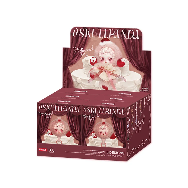 POP MART SKULLPANDA YOU FOUND ME Series Mobile Phone Lanyard Blind