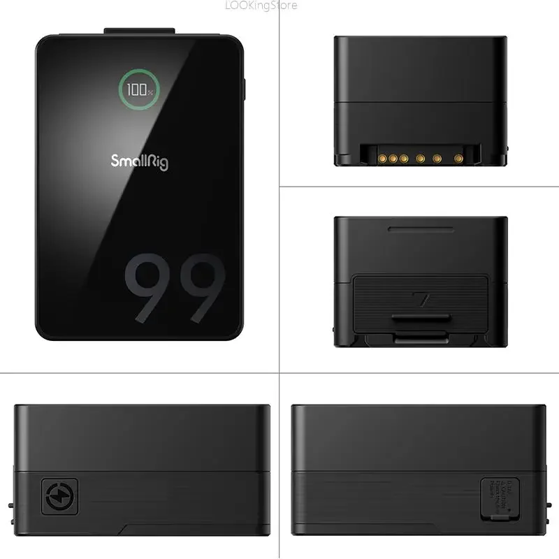 SmallRig VB99 Pro V マウント バッテリー 100W 急速充電 3500mAh 大