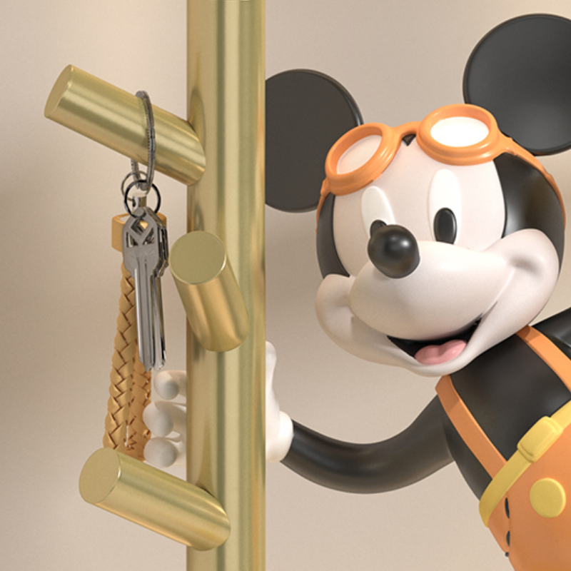 Cartoon Mickey Mouse Storage Tray Creative Mickeys Statue Keys