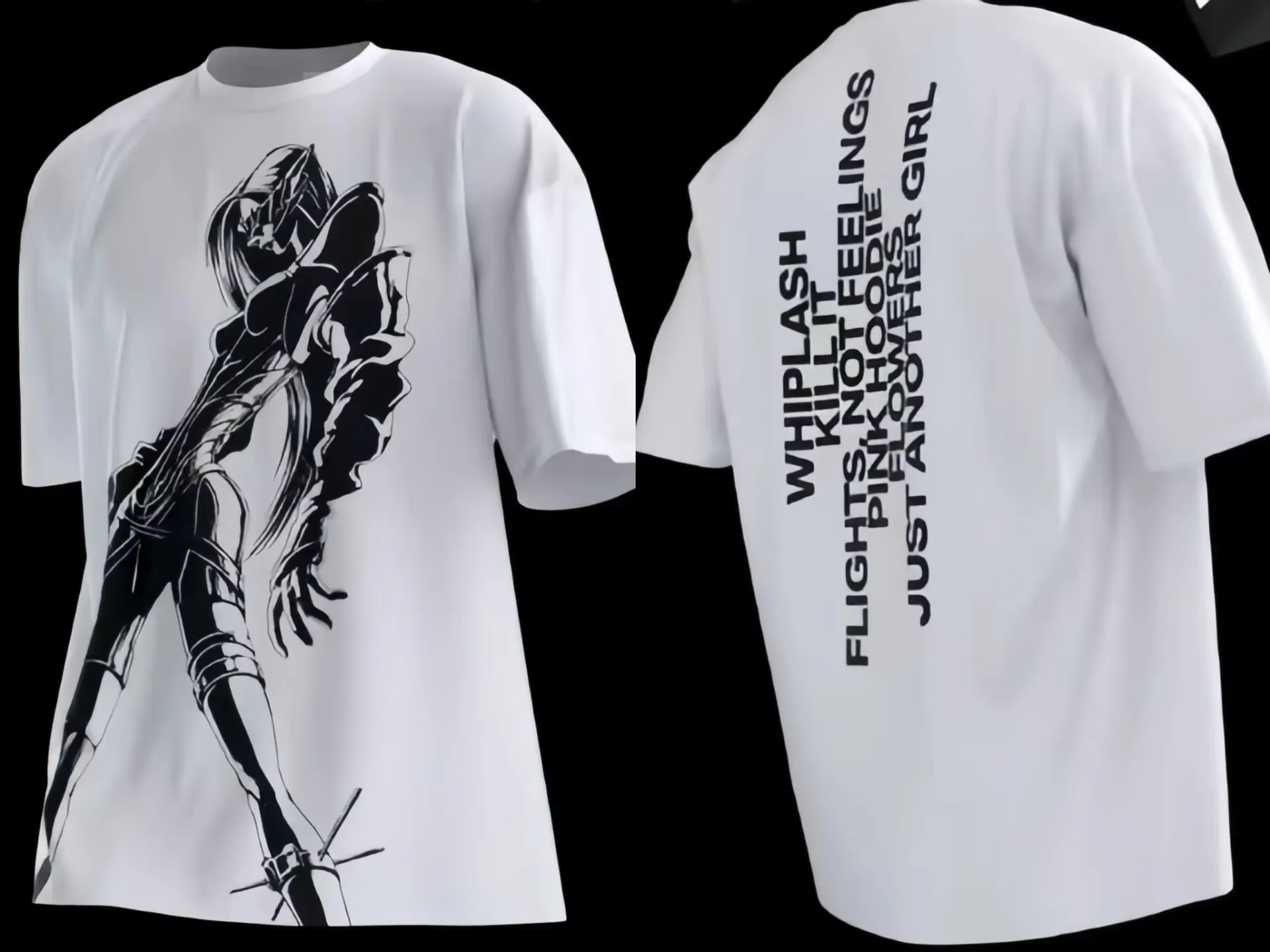 KPOP Aespa Whiplash Limited Edition T-shirt Short Sleeve Cotton