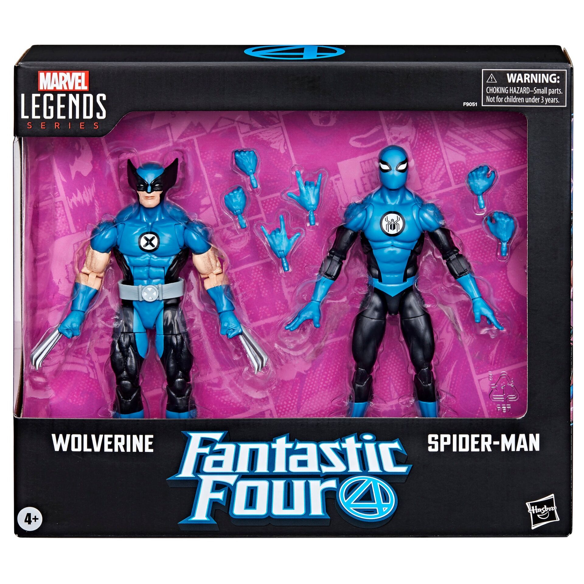 Marvel Legends Fantasitc Four Spiderman & Wolverine 2-Pack