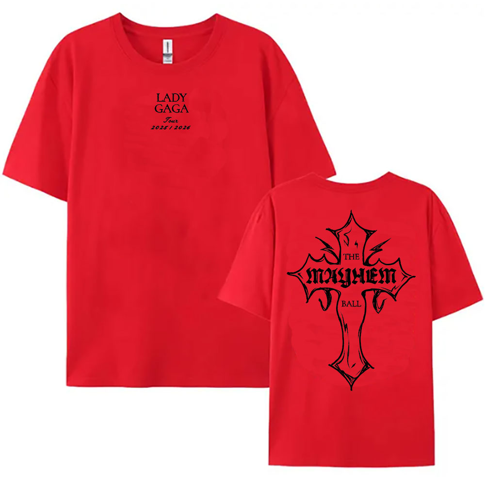 The MAYHEM Ball Tour 2025 2026 T-Shirt Lady Gaga Singer Graphic