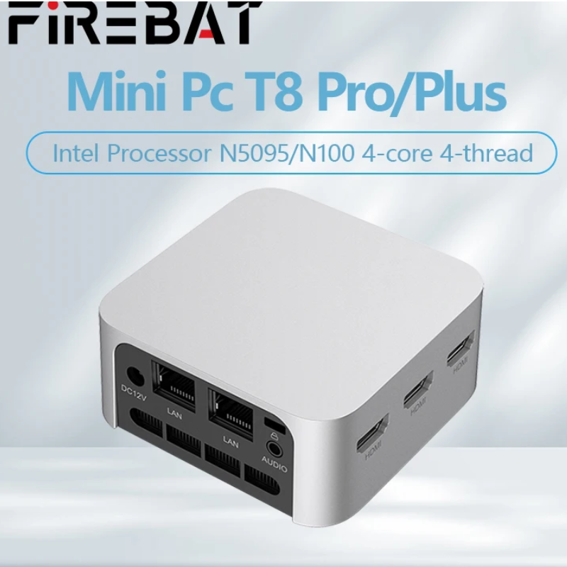 FIREBAT T8 Pro Intel N100 Mini PC Windows 11 16GB DDR5 512GB SSD