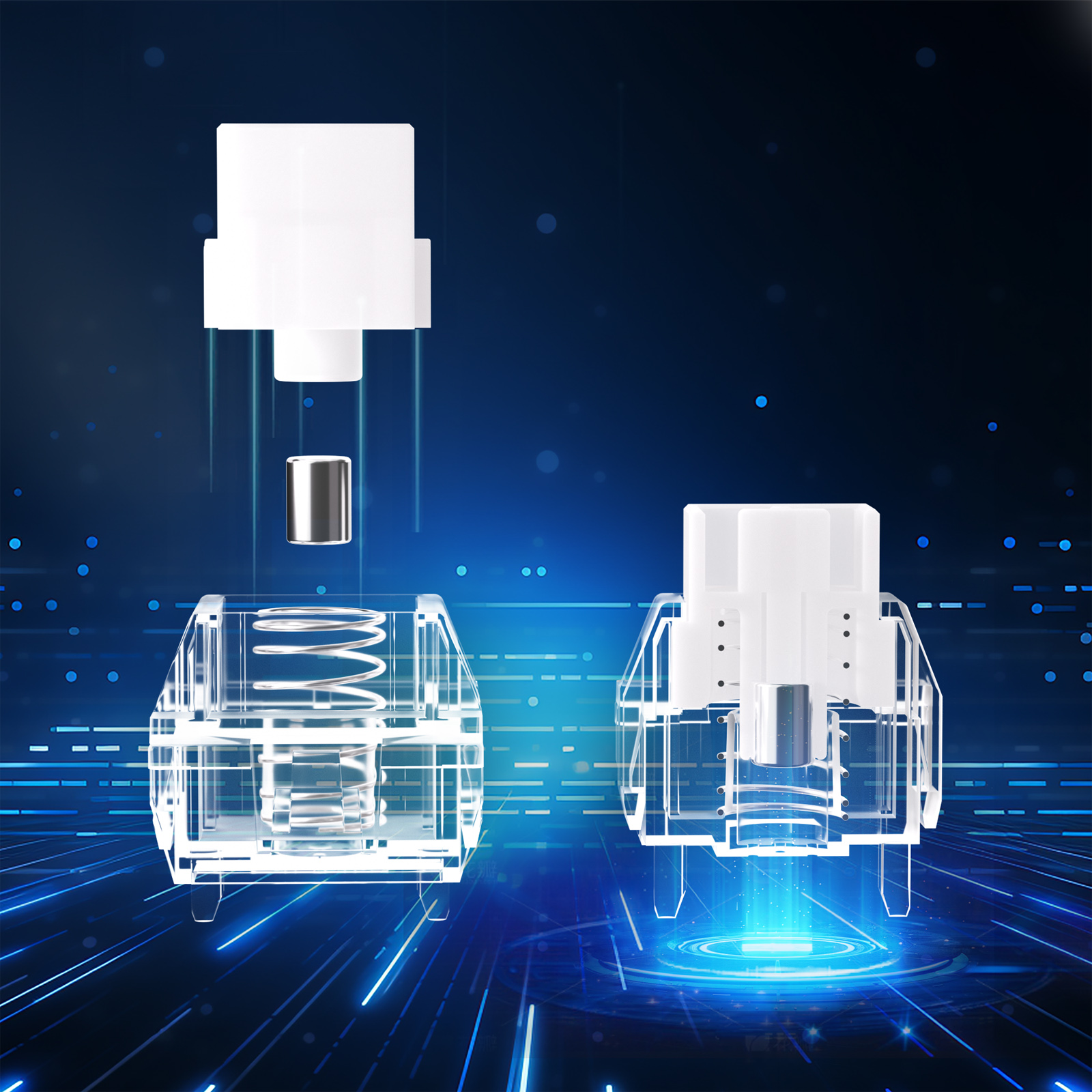 DUROCK ROCK HE 磁気スイッチ超高精度 0.005 ミリメートル RT 安定性