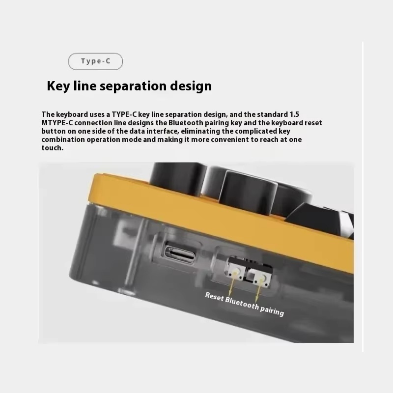 DOIO KB16B-02 Designer 16 Key Mechanical Keyboard Bluetooth 2-Mode