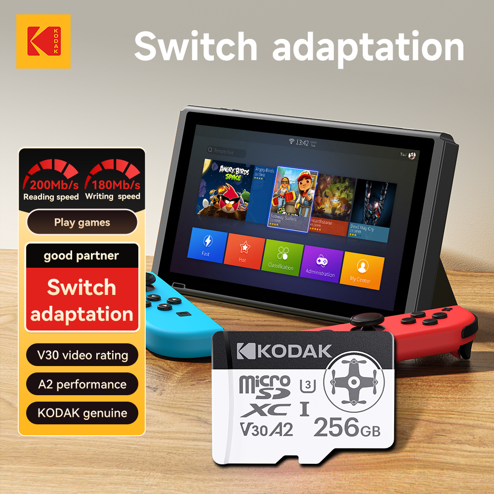 コダック 512GB A2 マイクロSDカード ニンテンドースイッチ用 SDカード
