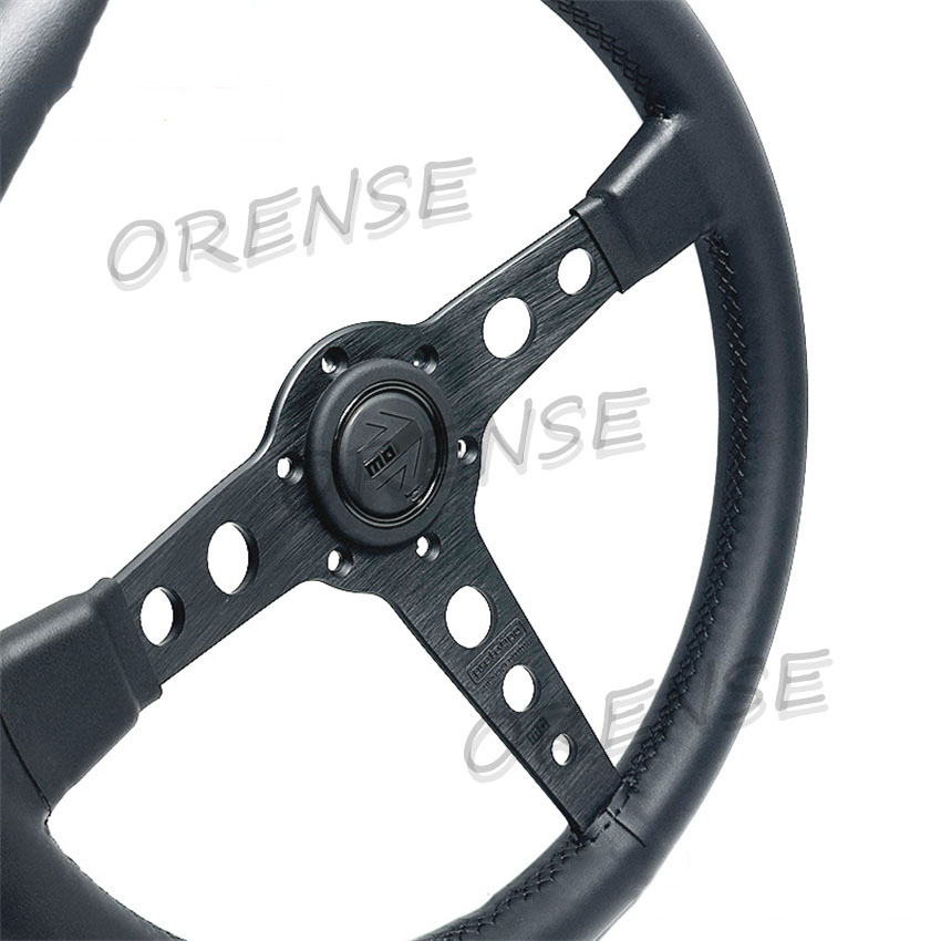 14 インチブラックエディション MOMO スエードレザーステアリング