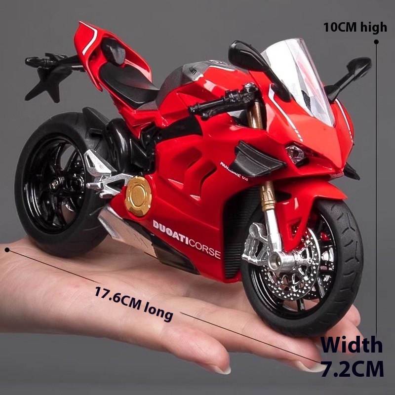 1:12 Ducati Panigale V4S Model Alloy Motorcycle Diecast Computer