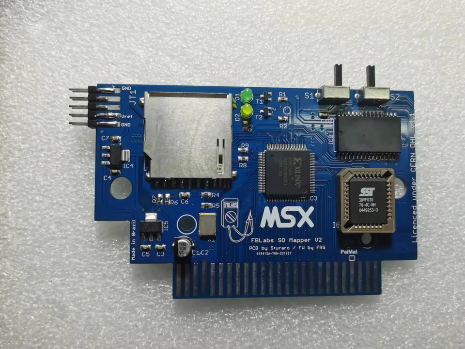 MSX SD Mapper Megaram 512Kb Expansion Interface for MSX MSX2 MSX2+