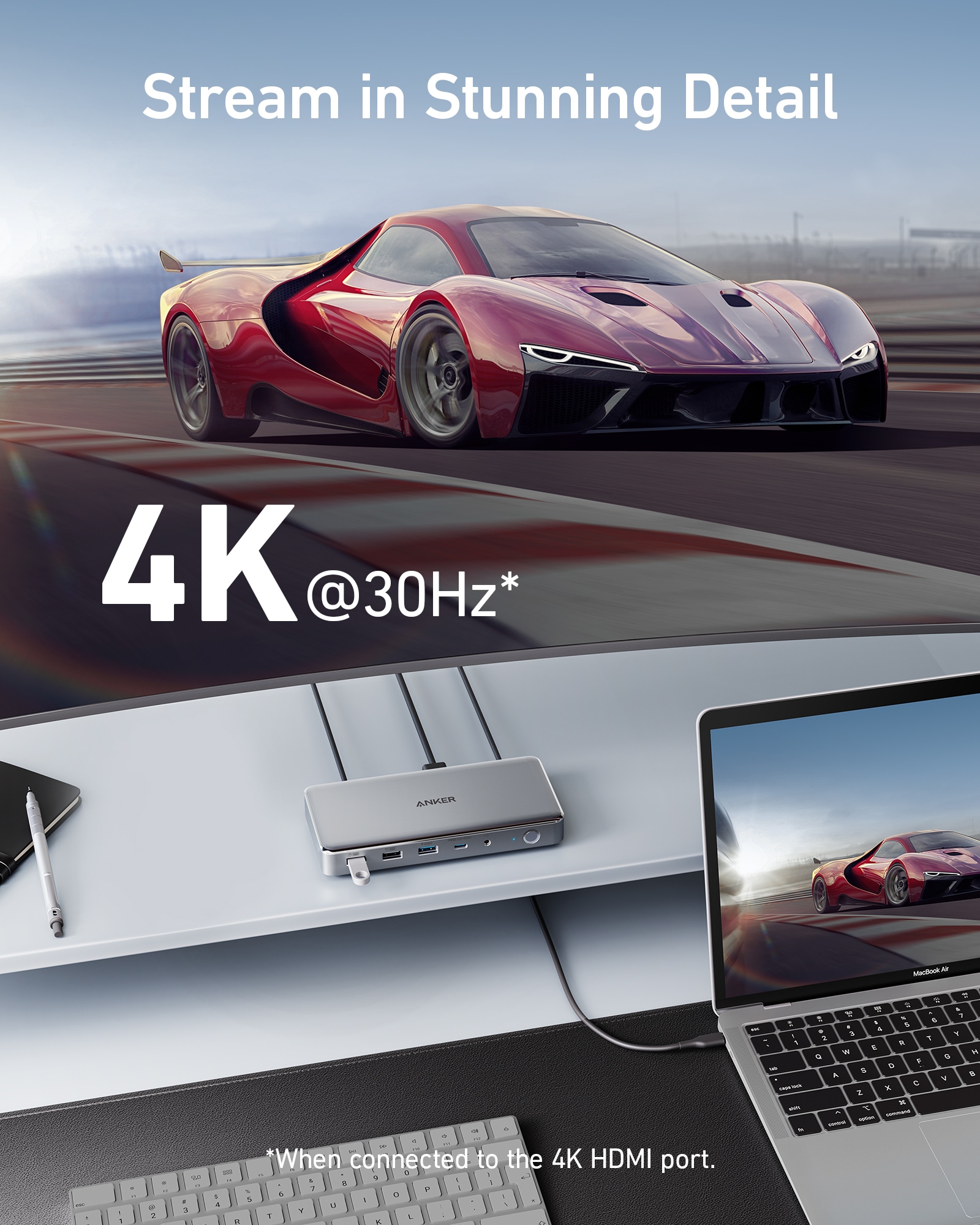 Anker 563 USB-C Docking Station 10-in-1 Triple Display Docking