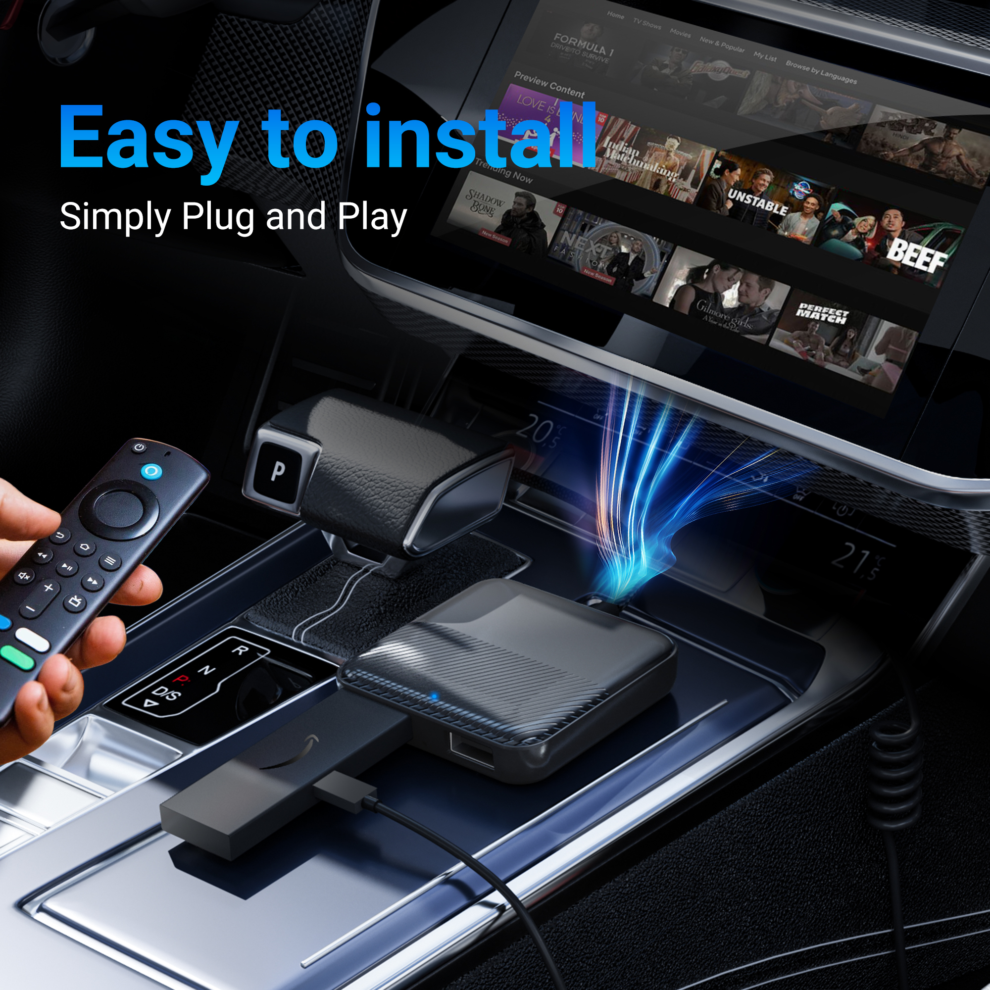 Car TV Mate Pro Express Converter for Fire TV Stick Box for OEM
