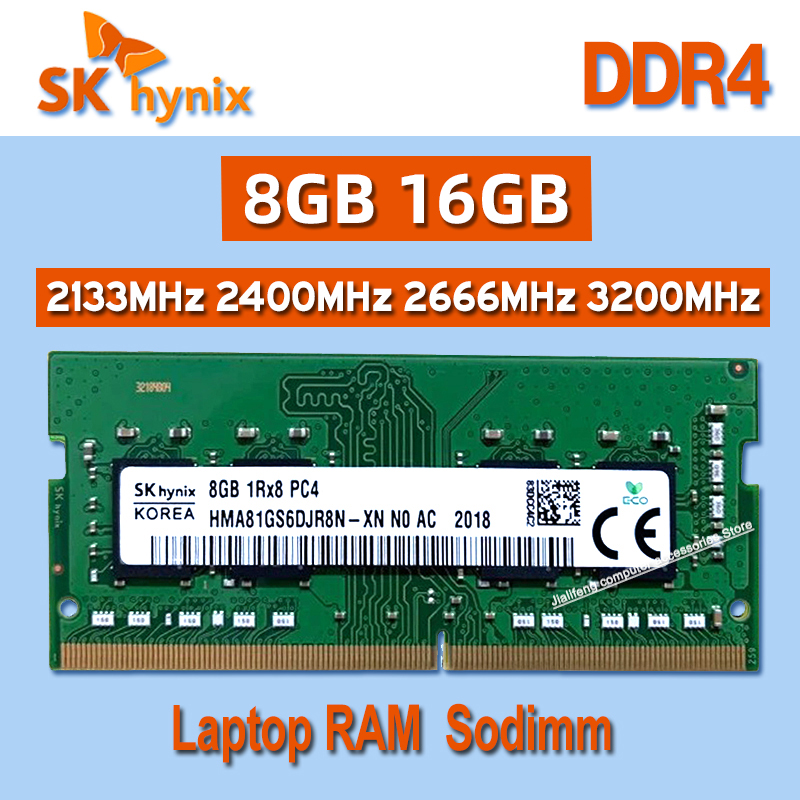 SK Hynix RAM DDR4 8GB 16GB 2133MHz 2400MHz 2666MHz 3200MHz Laptop