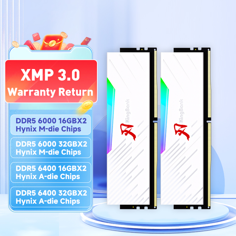 KingBank brand series DDR5 RGB RAM Memory DDR5 RAM PC 16GB 32GB