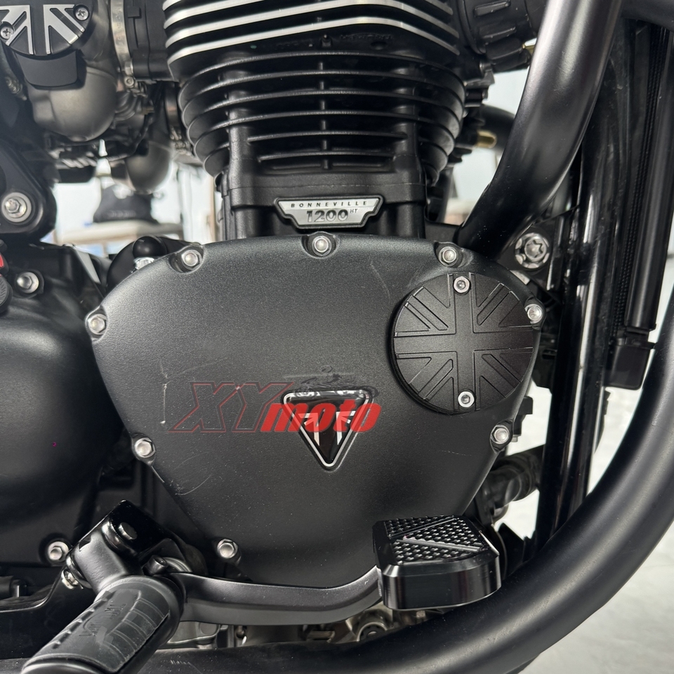Motorbike Clutch Badge & Acg Inspection Cover For Triumph Street