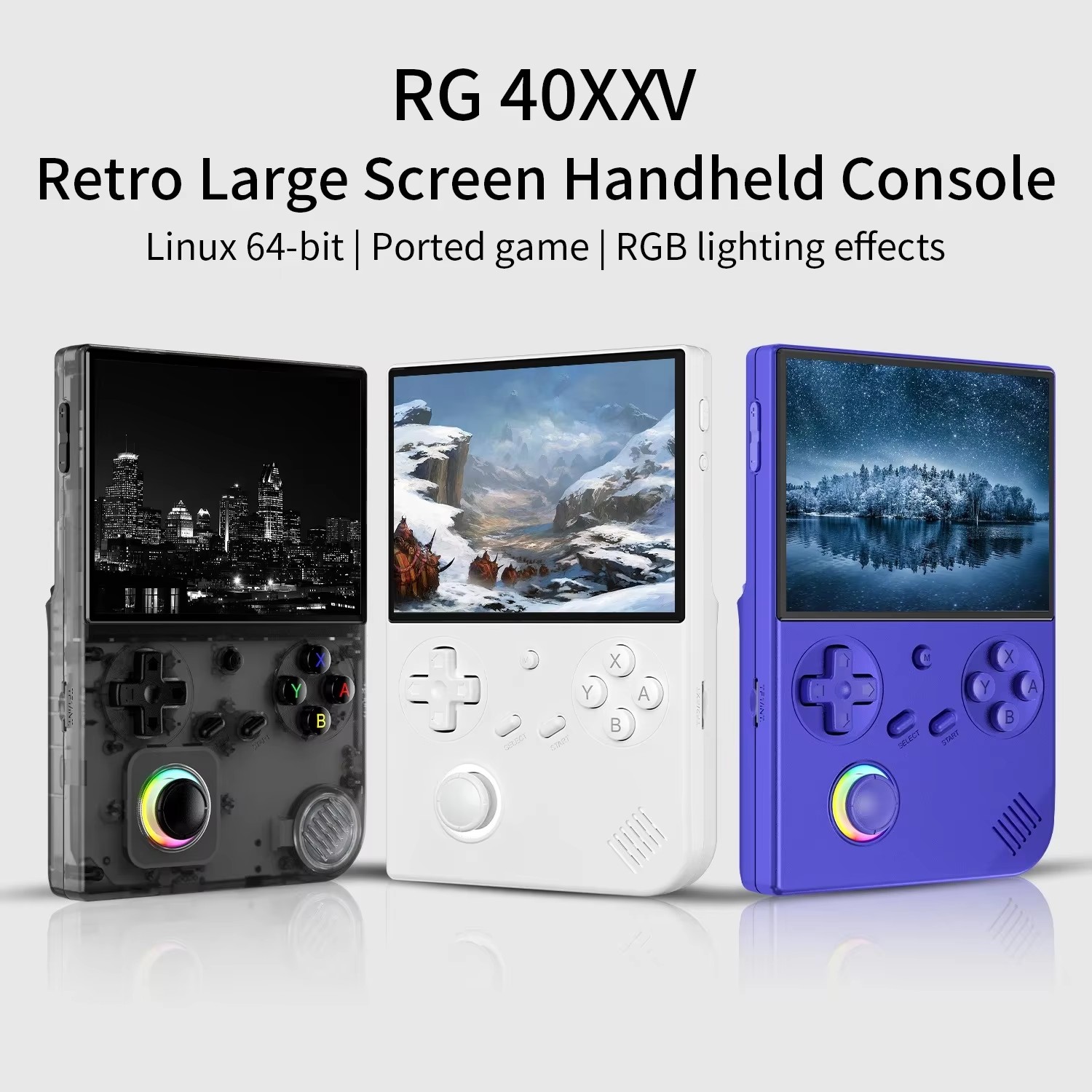 ANBERNIC RG40XXV レトロハンドヘルドゲーム機 ビデオゲーム機 5G WiFi
