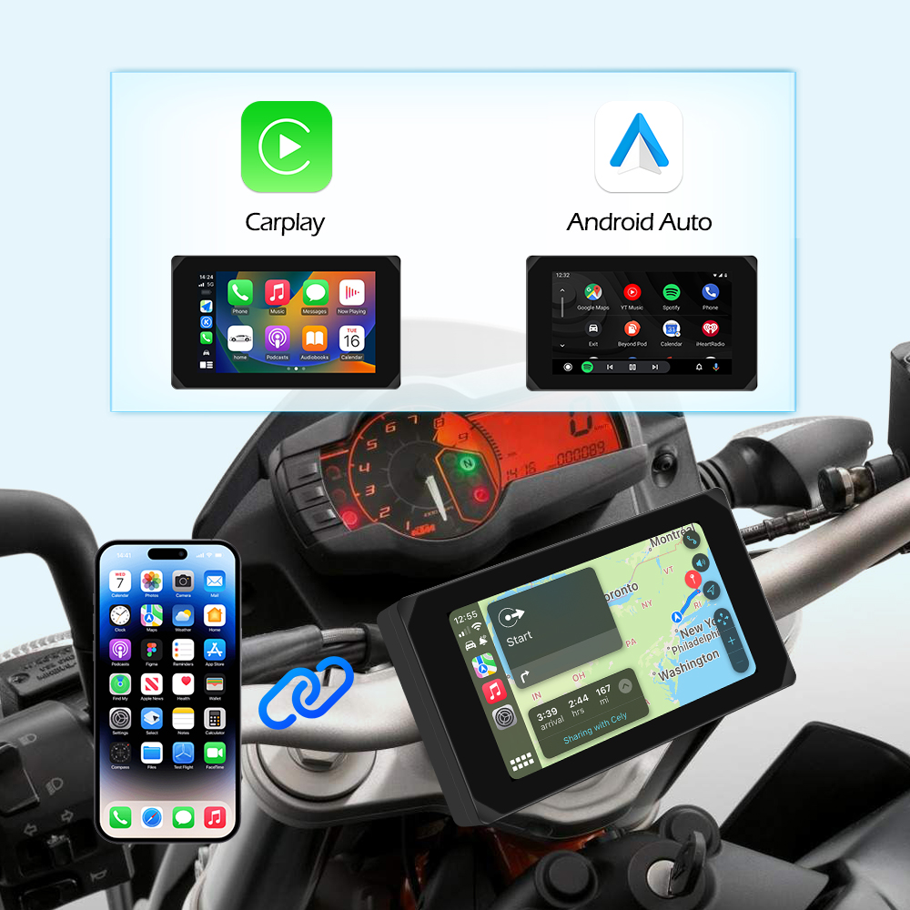 VSYSTO Motorcycle Dash Cam CS5 CS5 Pro support Wireless CarPlay