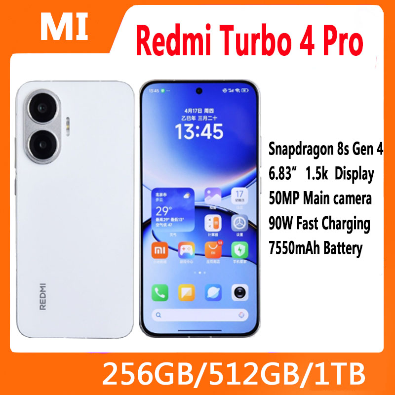 Redmi Turbo 4 Pro 256GB/512GB Snapdragon 8s Gen 4 6.83 inch