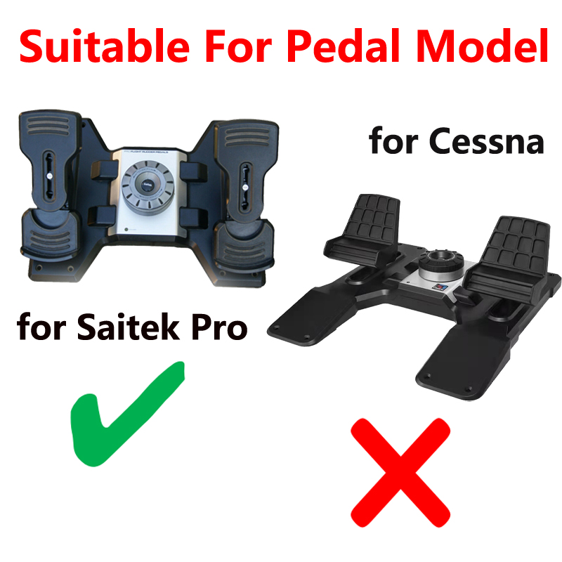Upgrade Spare Part For Logitech Saitek Pro Flight Rudder Pedals
