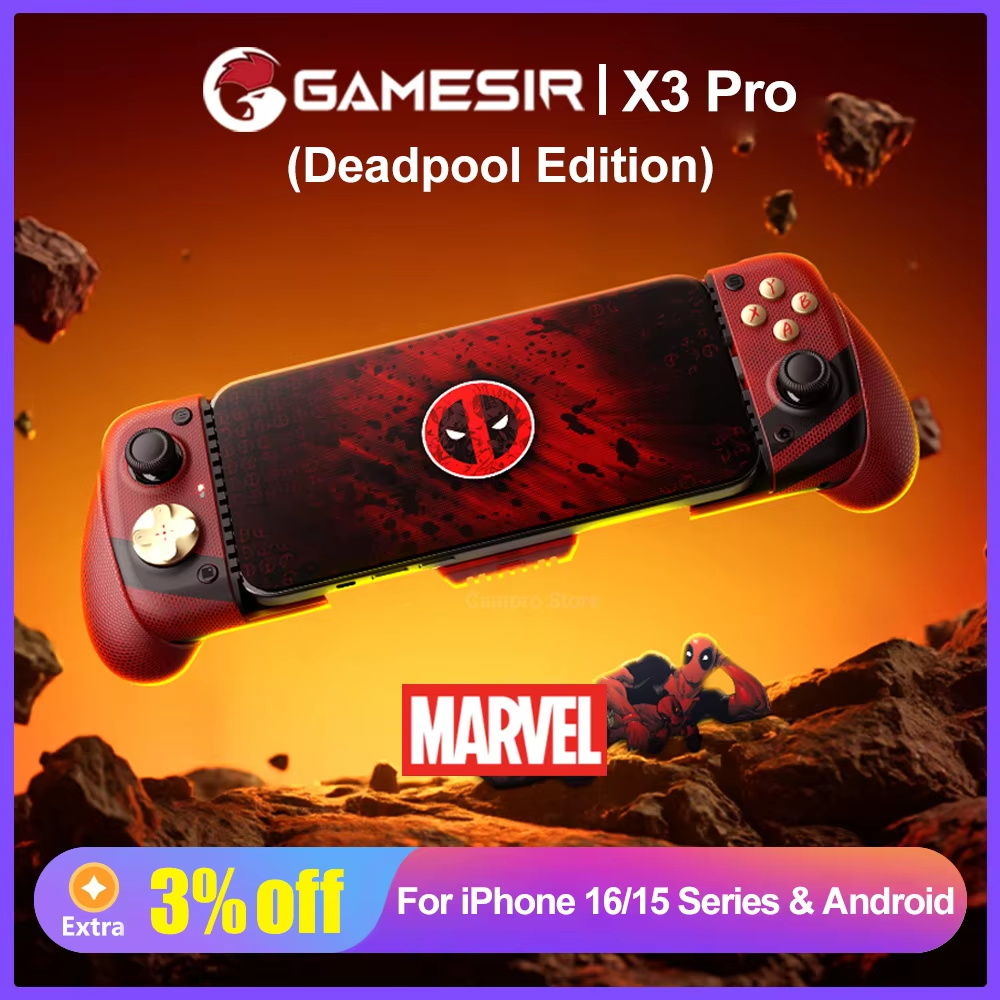 GameSir X3 Pro DeadPool Edition Mobile Gaming Controller for
