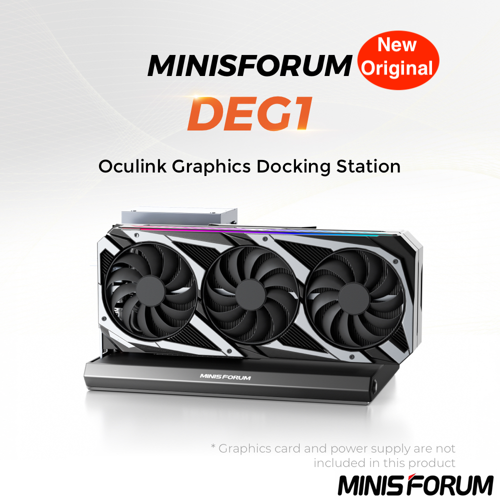 MINISFORUM DEG1/MGA1 Oculink Graphics Dock Station with RX-7600MXT