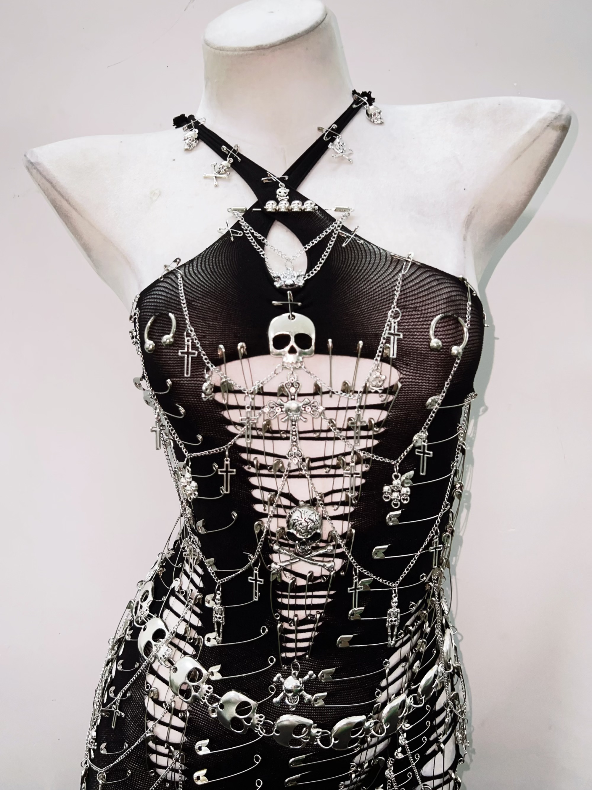 gothic tank tops y2k fashion y2k crop top Cross Tops e girl