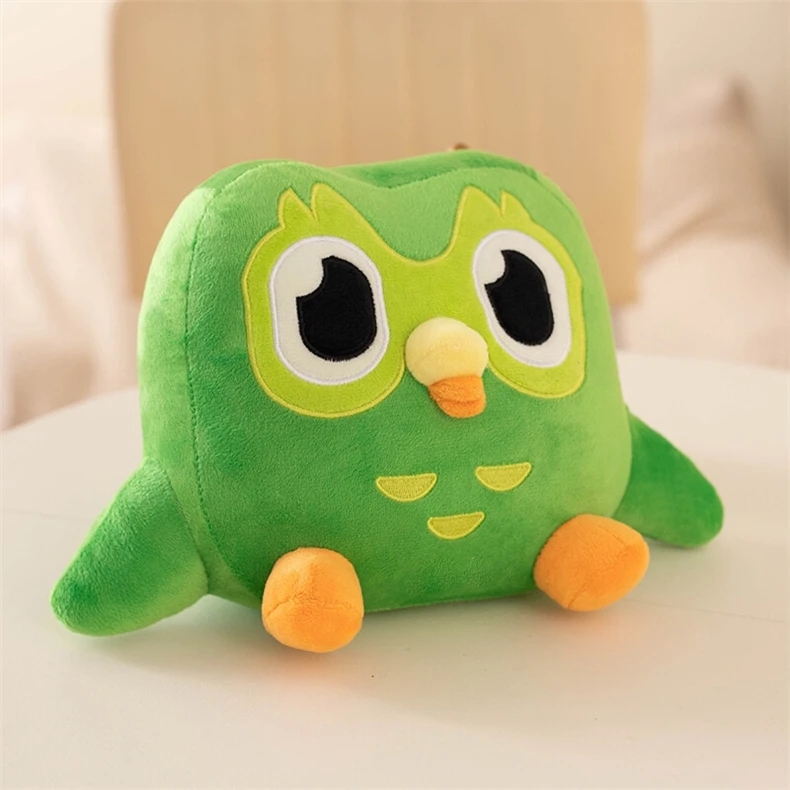 グリーン Duolingo フクロウぬいぐるみデュオぬいぐるみデュオフクロウ