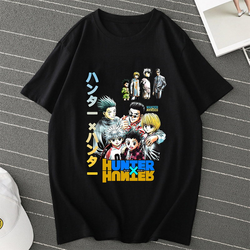 Anime Hunter X Killua Zoldyck T Shirts Men/women HXH T-shirt