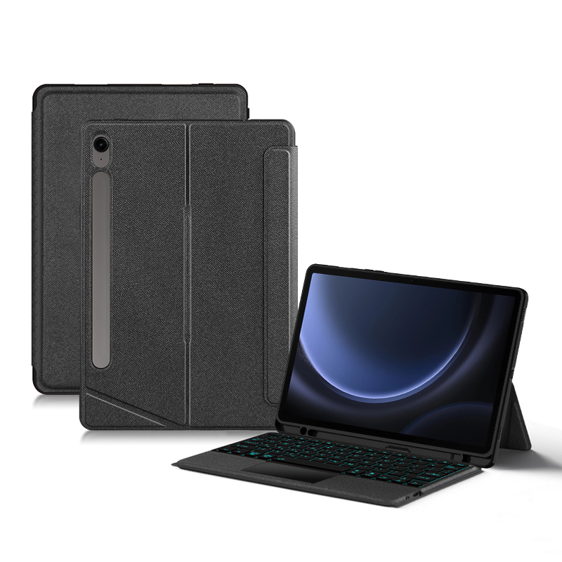 サムスンギャラクシータブ用の取り外し可能なキーボードケース,s9,e