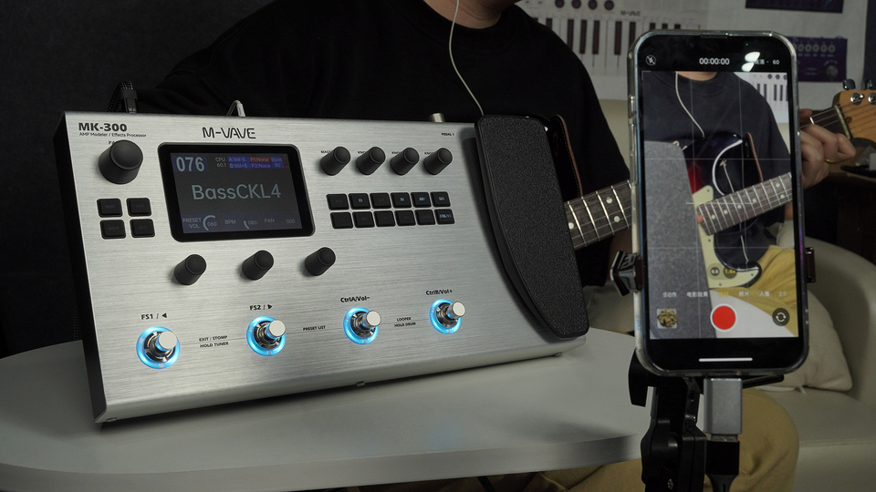 M VAVE MK 300 ギター マルチエフェクター | ANN ニューラル