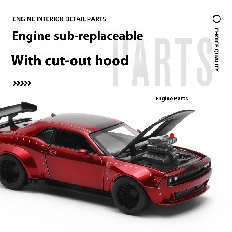 CCA 1:36 Dodge Challenger SRT JAILBREAK Assembled Modified Version