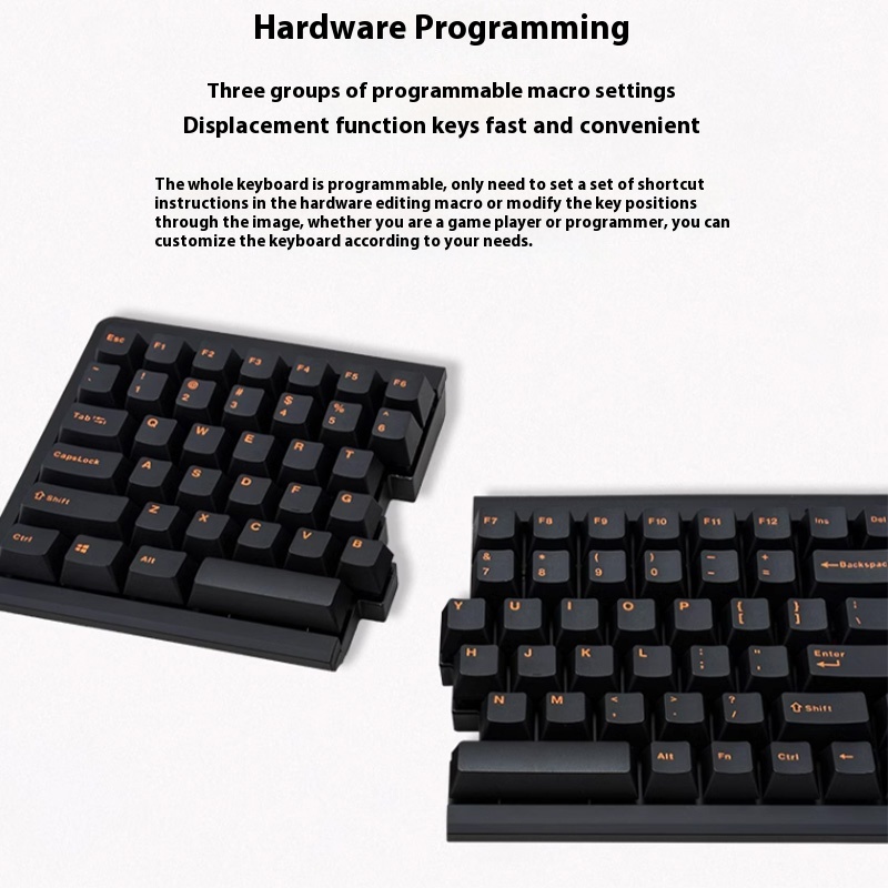 メカニカル分割キーボードMistel-Md770,Bluetooth,2モード,ワイヤード