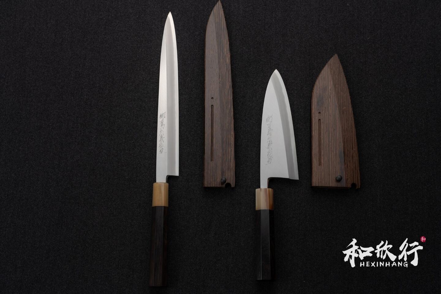 醉心Suisin 銀三鋼本霞切付270mm