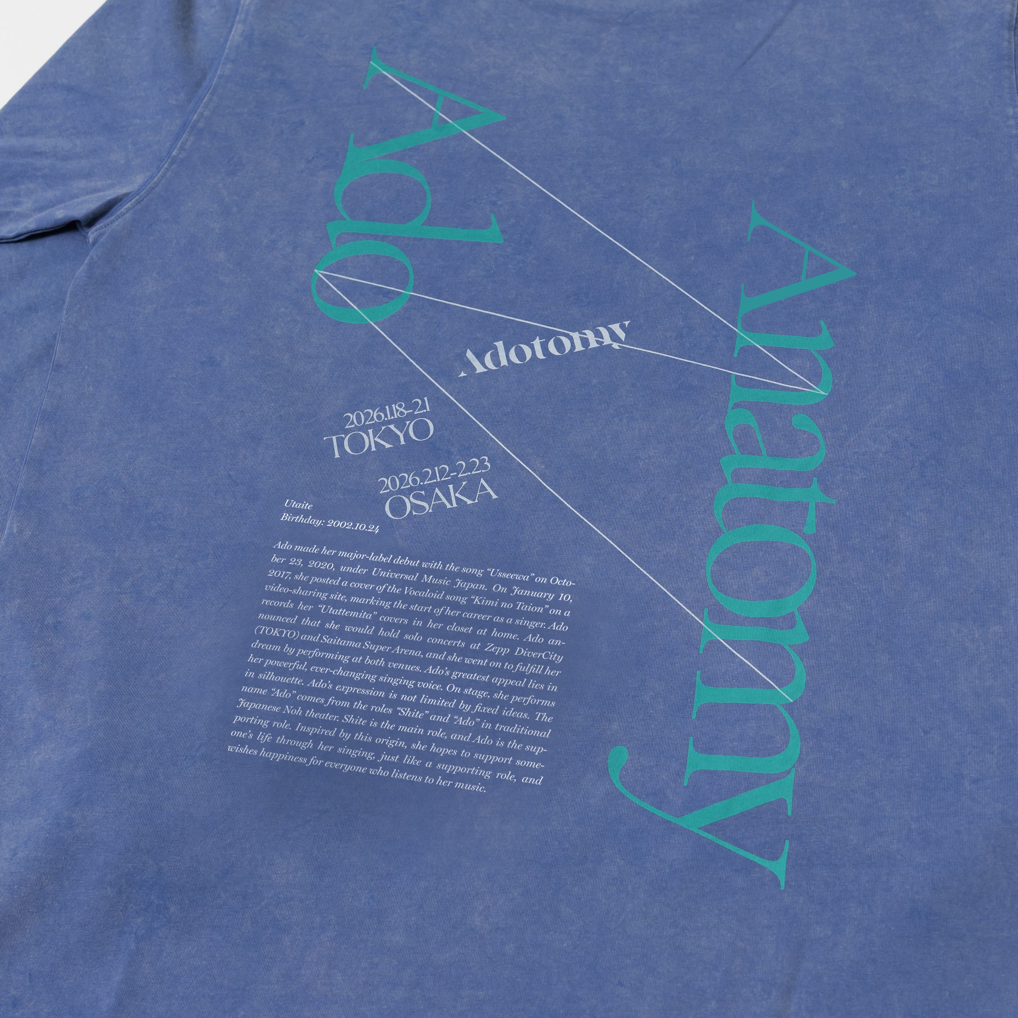 二次販売＞ ロングスリーブTシャツ 【GOODS】 – Ado Official Music Shop