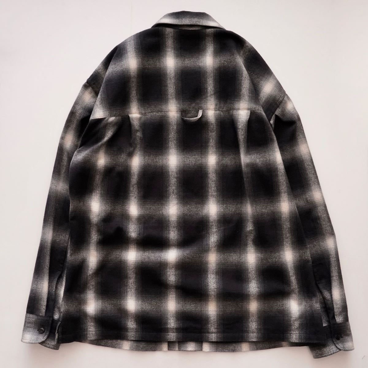 ADOLUVLE アドラーブル フランネル オンブレ チェックシャツ 日本製