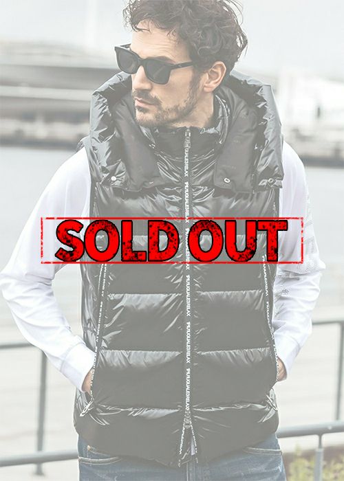LOGO ZIP DOWN VEST | adamsJUGGLER（アダムスジャグラー）公式