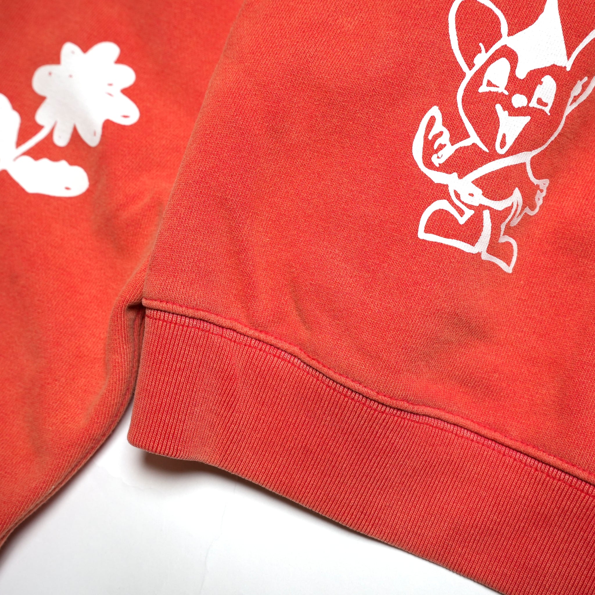 Pla24awcol2-2_washed red | x SYU.Man illustrator hoodie | Color:Washed