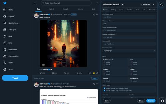 Advanced Search for X (Twitter) 🔍 – 🦊 Firefox (ja) 向け拡張機能