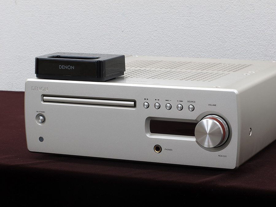 デノン DENON RCD-CX1 CDレシーバー 専用ipodドック付 @16529 / 中古
