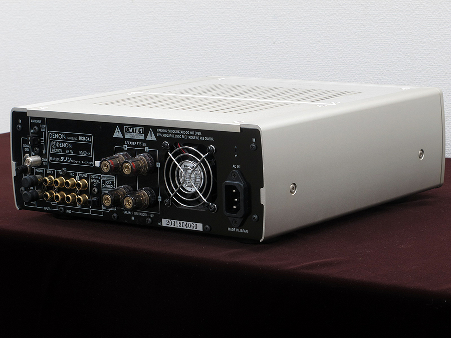 デノン DENON RCD-CX1 CDレシーバー 専用ipodドック付 @16529 / 中古