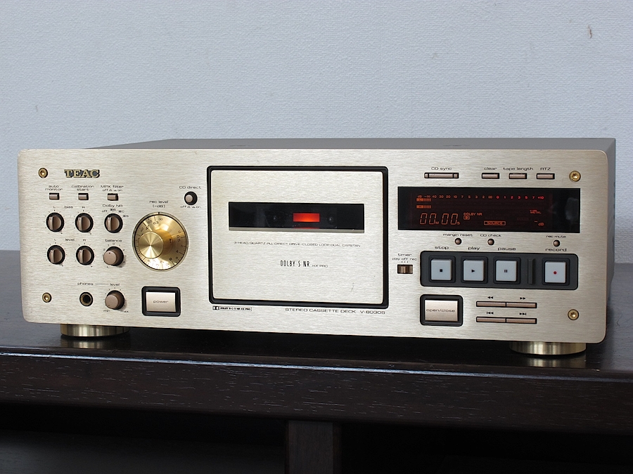 ティアック TEAC V-8030S カセットデッキ @24352 / 中古オーディオ買取