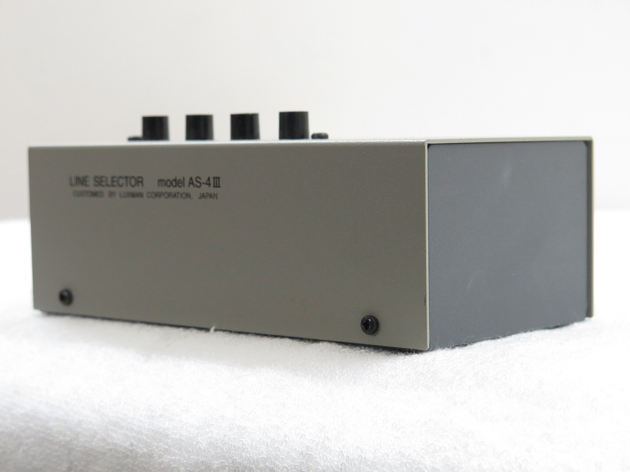 ラックスマン LUXMAN AS-4Ⅲ 4系統ラインセレクター @24663 / 中古