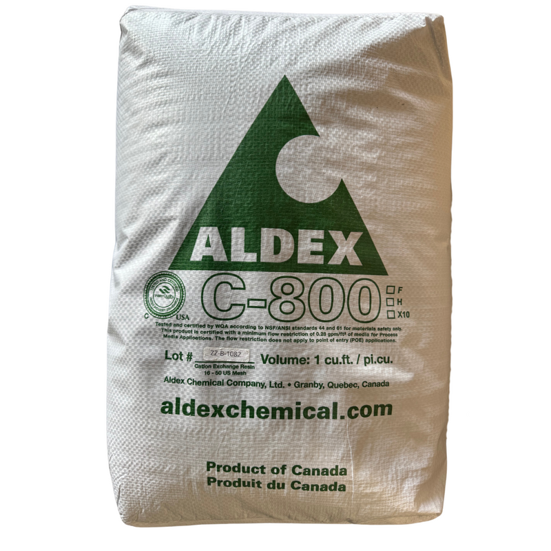 1 Full Cubic Foot Aldex 8% Water Softening Resin — Affordablewater.us
