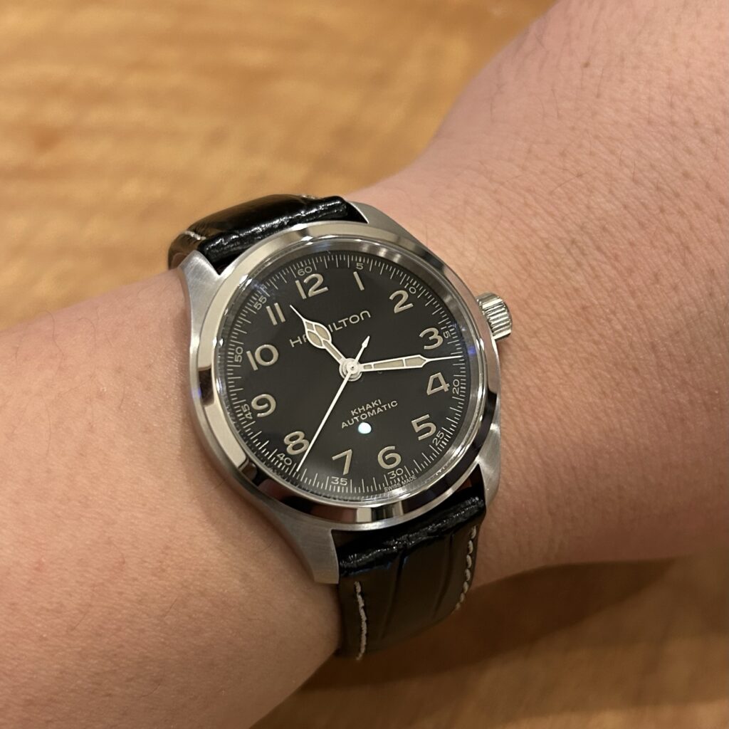 ハミルトン カーキフィールド マーフ38mm【H70405730】レビュー！NATO