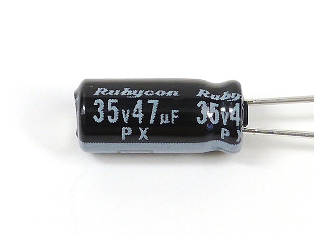 電解コンデンサー47μF35V105℃ ルビコンPX: 受動部品 秋月電子通商-電子