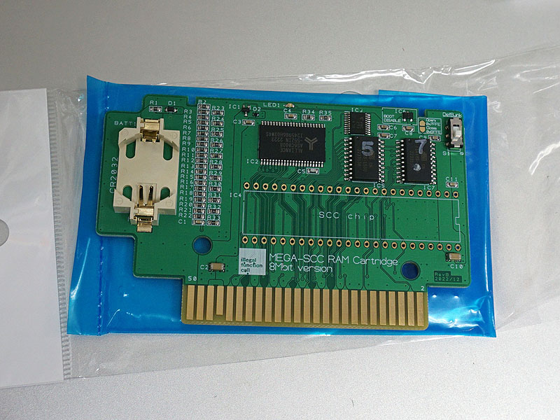 コナミ SCC音源対応のMSX用カートリッジキットにSRAM搭載モデル、独自